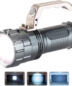 Močna LED svetilka - USB akumulatorska baterijska svetilka