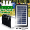 Sončne Elektrarne Sistem Generator Svetilka Z Bluetooth