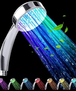 Samodejno čarobno 7 barvno 5 led lučI predaja padavin tuš glavo