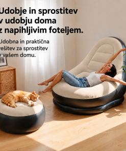 Alternative view of Napihljiv stol s taburejem - Ultra Lounge Relax
