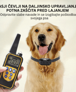 Električna pasja ovratnica P2 z dometom 800m