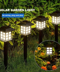 Set zunanjih solarnih LED svetilk 6 kosov