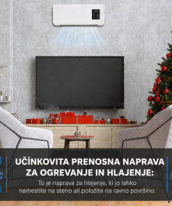 Stenski mobilni zračni električni ventilator