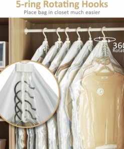 Vakuumska vreča za obešanje oblačil 70 x 110 cm