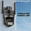 12MP trojna zunanja WiFi kamera P12-SP3