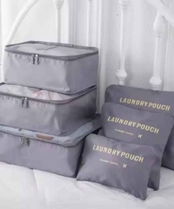 Potovalni organizator, 6 elementov, siva