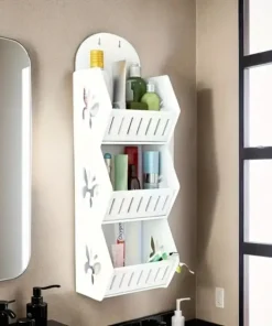 Stenske Dekorativne Police za Kopalnice - 3 ravni