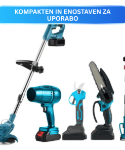 Brezžično električno vrtno orodje 5-delni komplet (BREZPLAČNA DOSTAVA)
