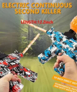 Posebna avtomatska pištola za gel kroglice z dodatki - Gel Blaster