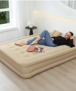 Napihljiva vzmetnica z vgrajeno električno črpalko – 200 x 150 x 40 CM