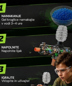 Alternative view of Avtomatska puška z gel kroglami M416