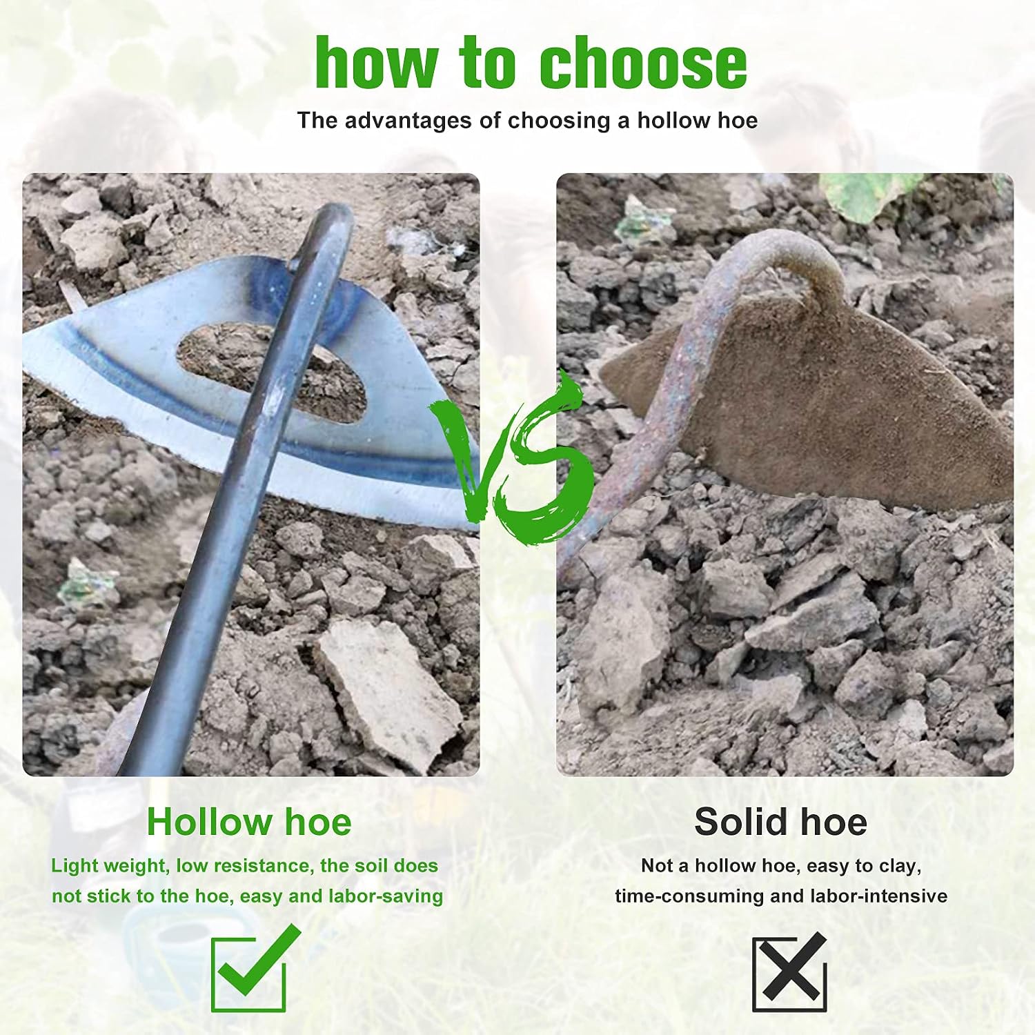 Aurevia GardenPro™ Vrtna motika za enostavno pletje - slika 6