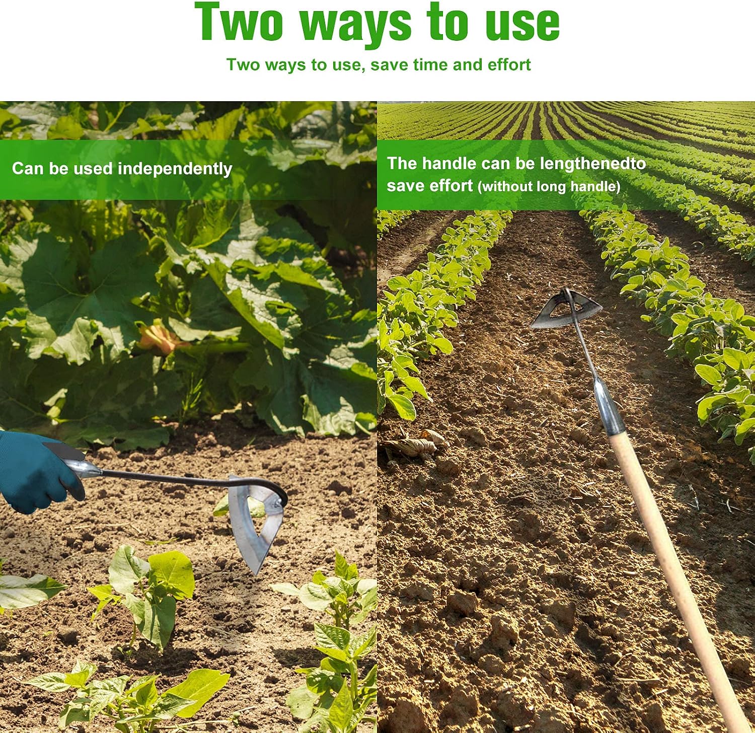 Aurevia GardenPro™ Vrtna motika za enostavno pletje - slika 5