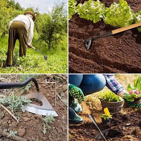 Aurevia GardenPro™ Vrtna motika za enostavno pletje - slika 4