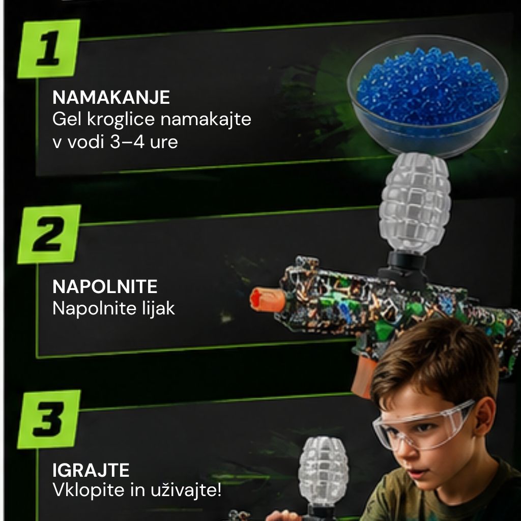 Avtomatska puška z gel kroglami M416 - slika 2