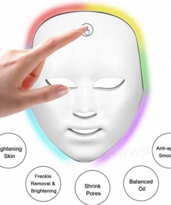 LED maska ​​za obraz, 7-barvna svetlobna terapija