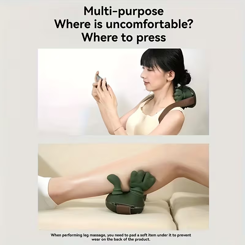 Veloura Touch™ Prenosni akupresurni masažer v obliki roke - slika 4