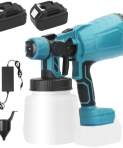 Akumulatorska pištola za barvanje z dvema polnilnima baterijama, 800 ml