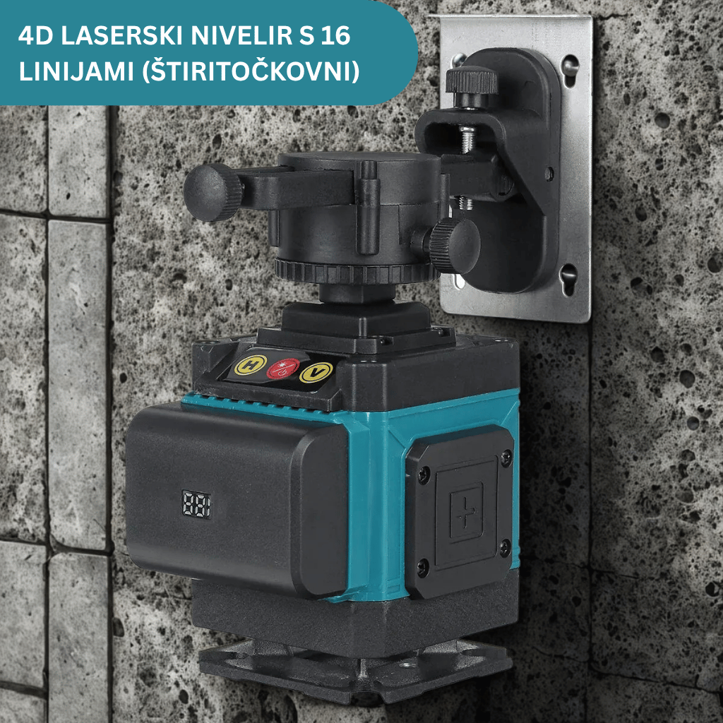 4D laserski nivelir s 16 linijami (štiri točke) – samoniveliranje - slika 2