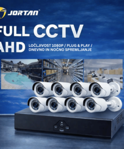 Jortan HD DVR 8-delni komplet nadzornih kamer (BREZPLAČNA DOSTAVA)