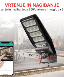 Sončna ulična svetilka 1800 W z vgrajeno CCTV kamero (BREZPLAČNA DOSTAVA)