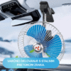 Oscilacijski ventilator s sponko in 12V avtomobilskim vtičem, 8 palcev