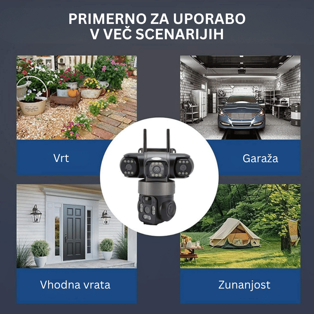 AstraGuard 360™ 4G solarna trojna leča varnostna zunanja kamera - slika 10