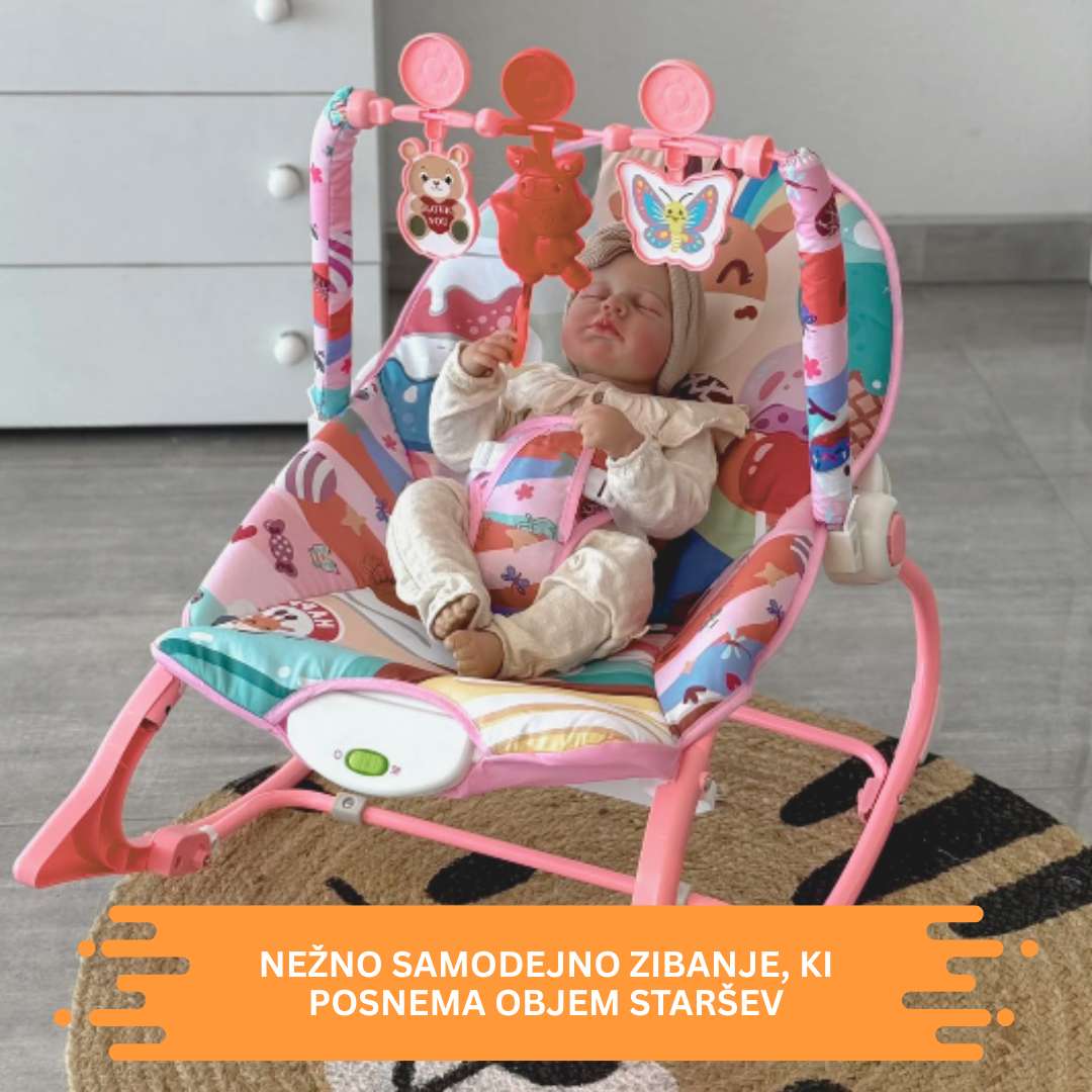 Prenosni električni gugalni stol za dojenčka - slika 6
