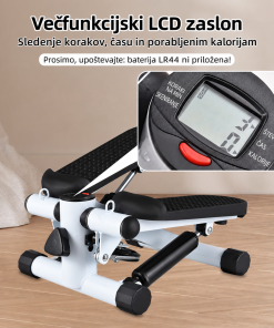 Alternative view of BODYFLEX JUNG™ Mini steper za vadbo z elastiko za odpornost