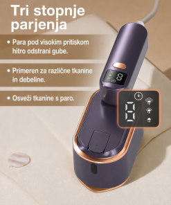 SteamÉlite™ parni likalnik za oblačila 2 v 1 z zaslonom