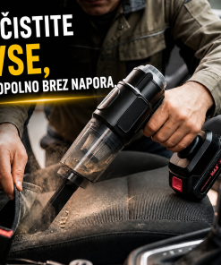 AEROVAC™ Ročni brezžični sesalnik za avto 17000pa