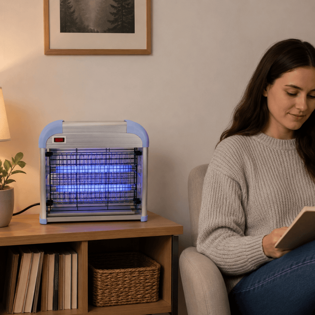 PEST KILLER 20W UV svetilka – Prenosni tihi uničevalec insektov - slika 2