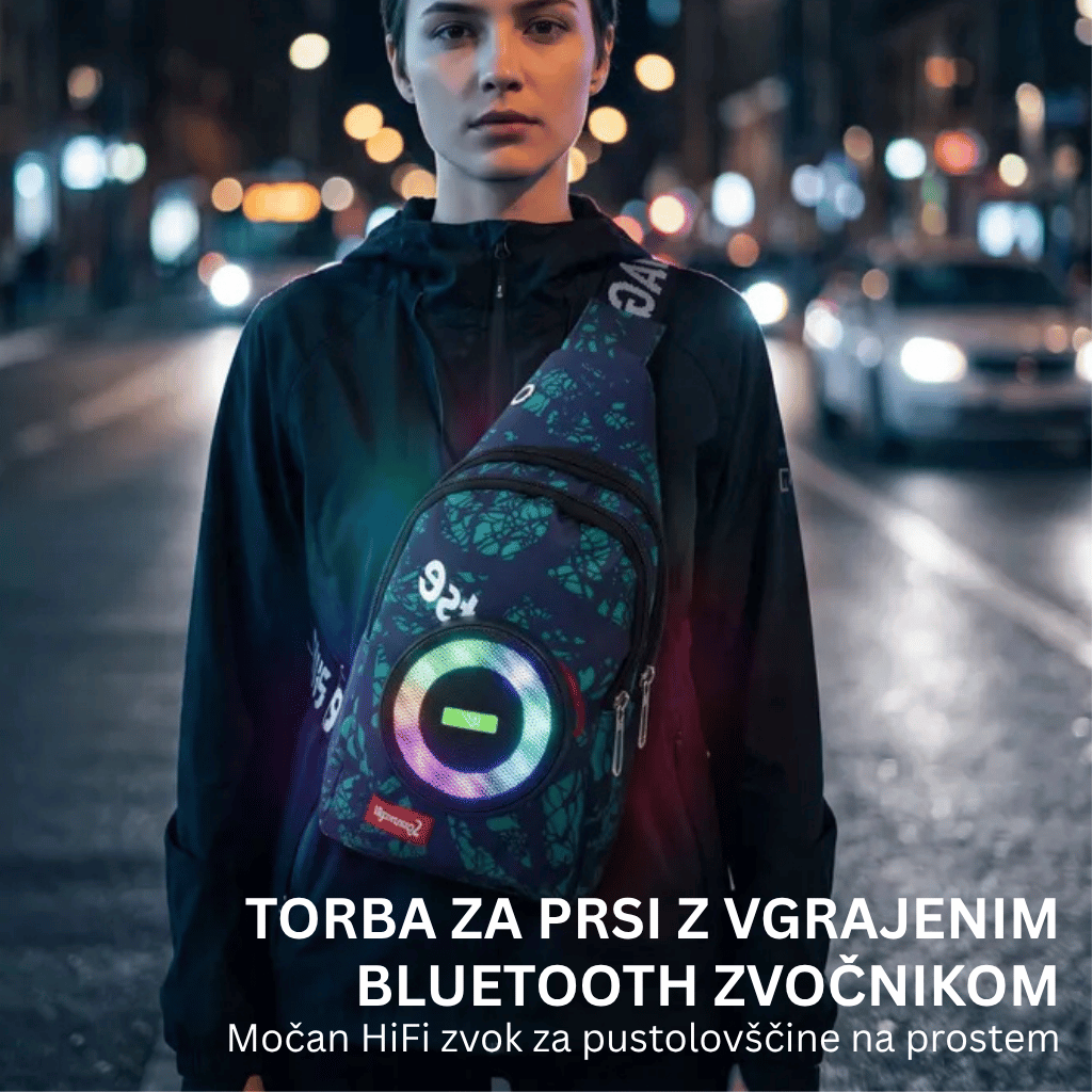 VibeCarry Pro™ Prsna torba Bluetooth zvočnik HIFI zvok - slika 9