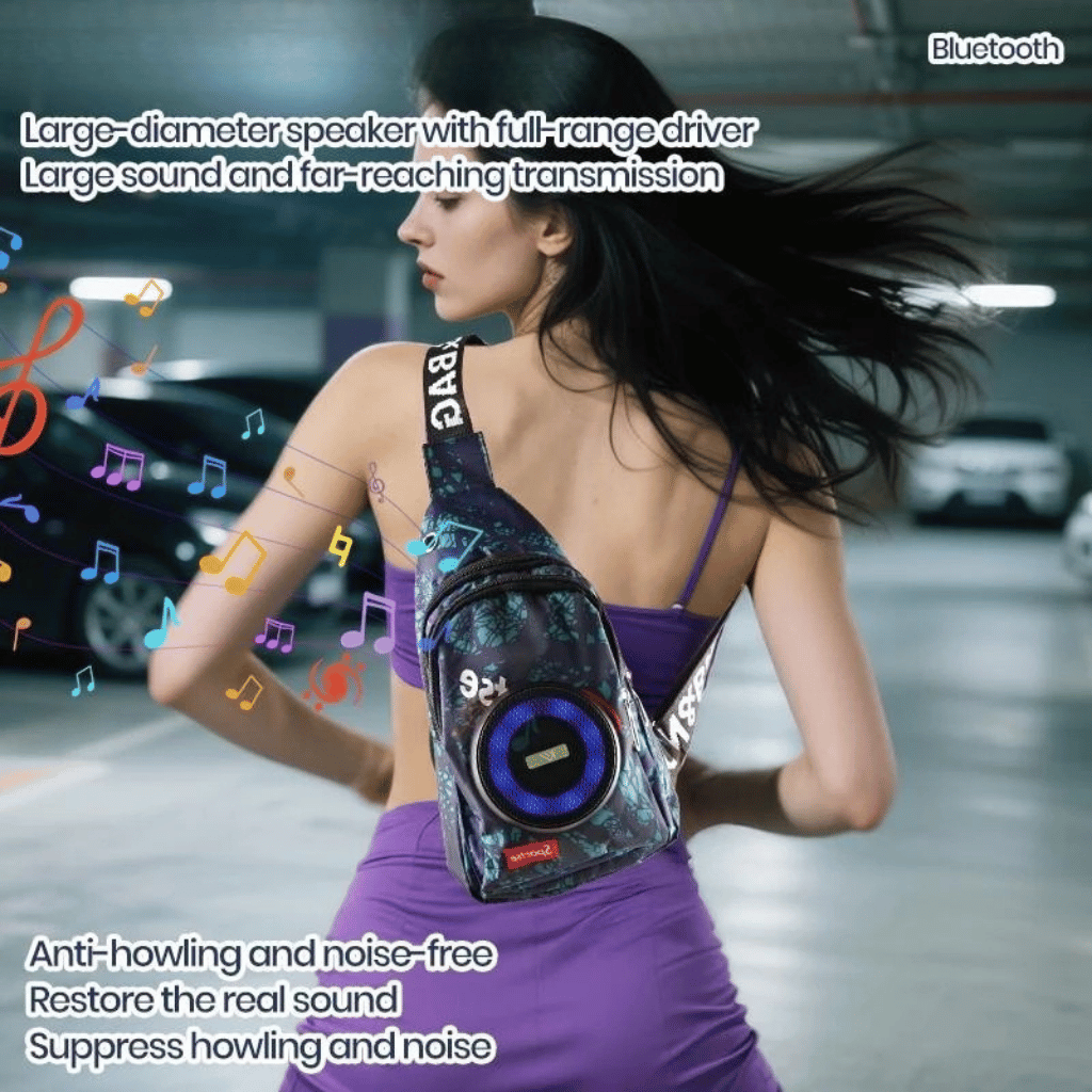 VibeCarry Pro™ Prsna torba Bluetooth zvočnik HIFI zvok - slika 2