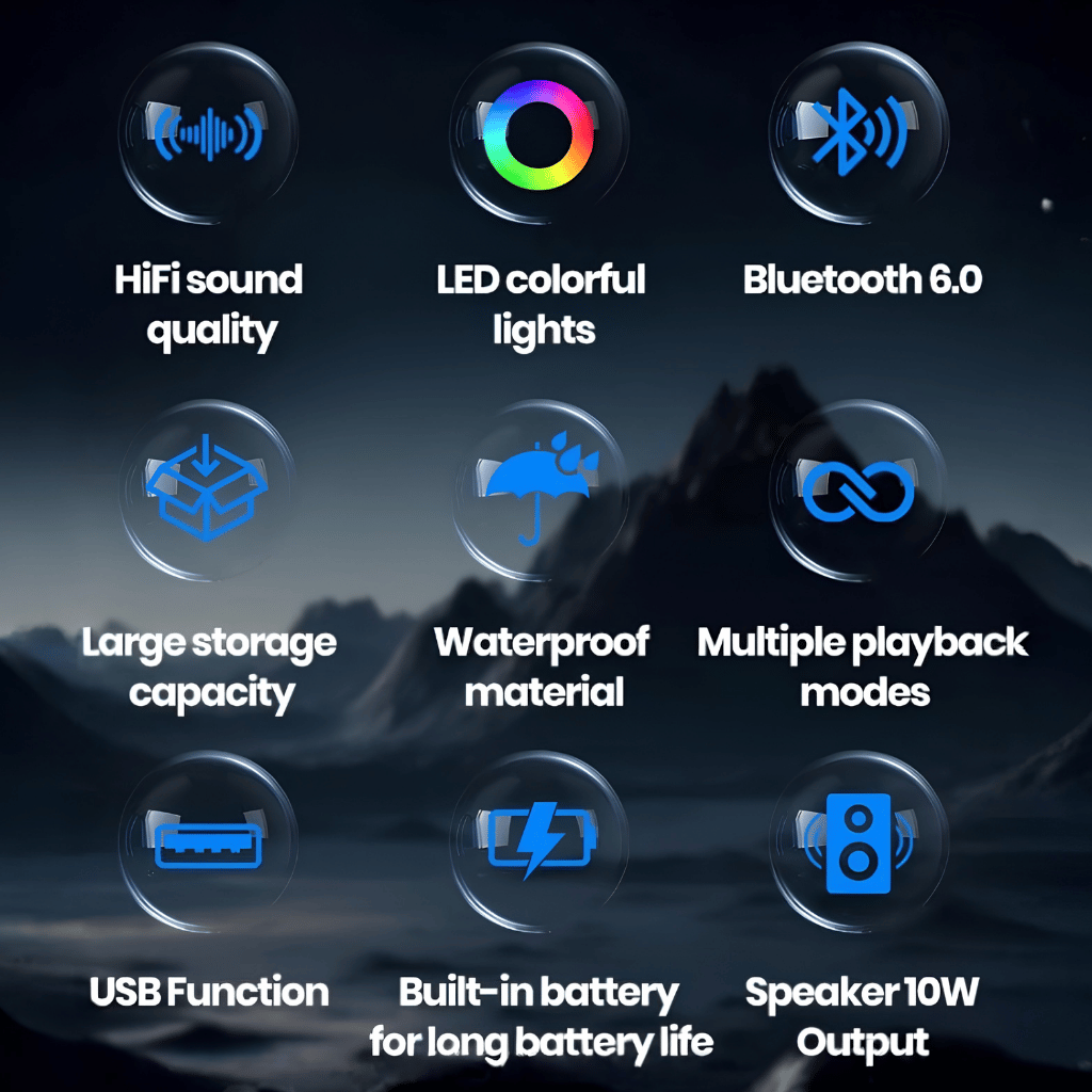 VibeCarry Pro™ Prsna torba Bluetooth zvočnik HIFI zvok - slika 4