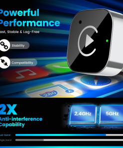 DriveLux Connect™ Brezžični adapter CarPlay in Android Auto 2 v 1