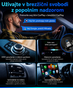 Alternative view of DriveLux Connect™ Brezžični adapter CarPlay in Android Auto 2 v 1