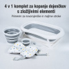Zložljiv komplet za kopel za dojenčke Baby AquaNest™ 4 v 1