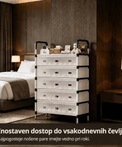 Alternative view of Aurevia Five™ 5-slojno stojalo za čevlje s pokrovom