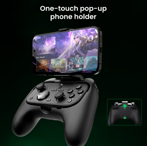 Igralni krmilnik Aureon PlayCore™ z gibljivimi elementi za računalnik, mobilne naprave, Xbox in Switch – Bluetooth - slika 5