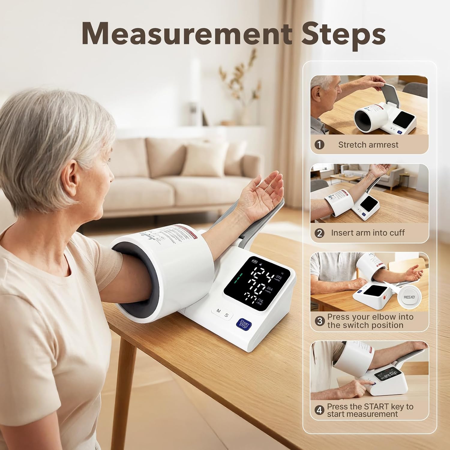 Aurevia VitalSense™ – merilnik krvnega tlaka medicinske kakovosti - slika 9