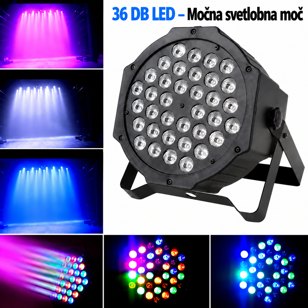 LumiVanta PartyBeam™ MINI PAR 36-LED mini luč za zabave