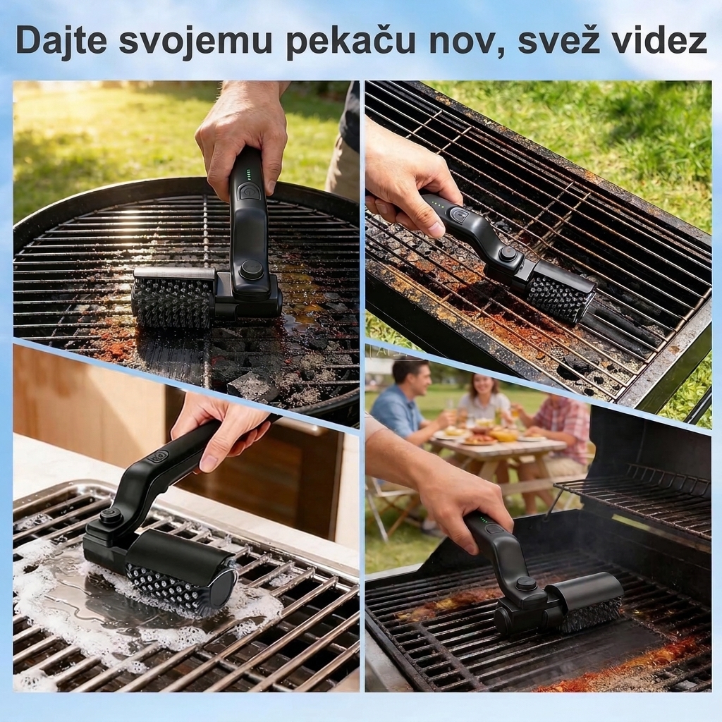 GrillEase™ Električna krtača za čiščenje žara - slika 3