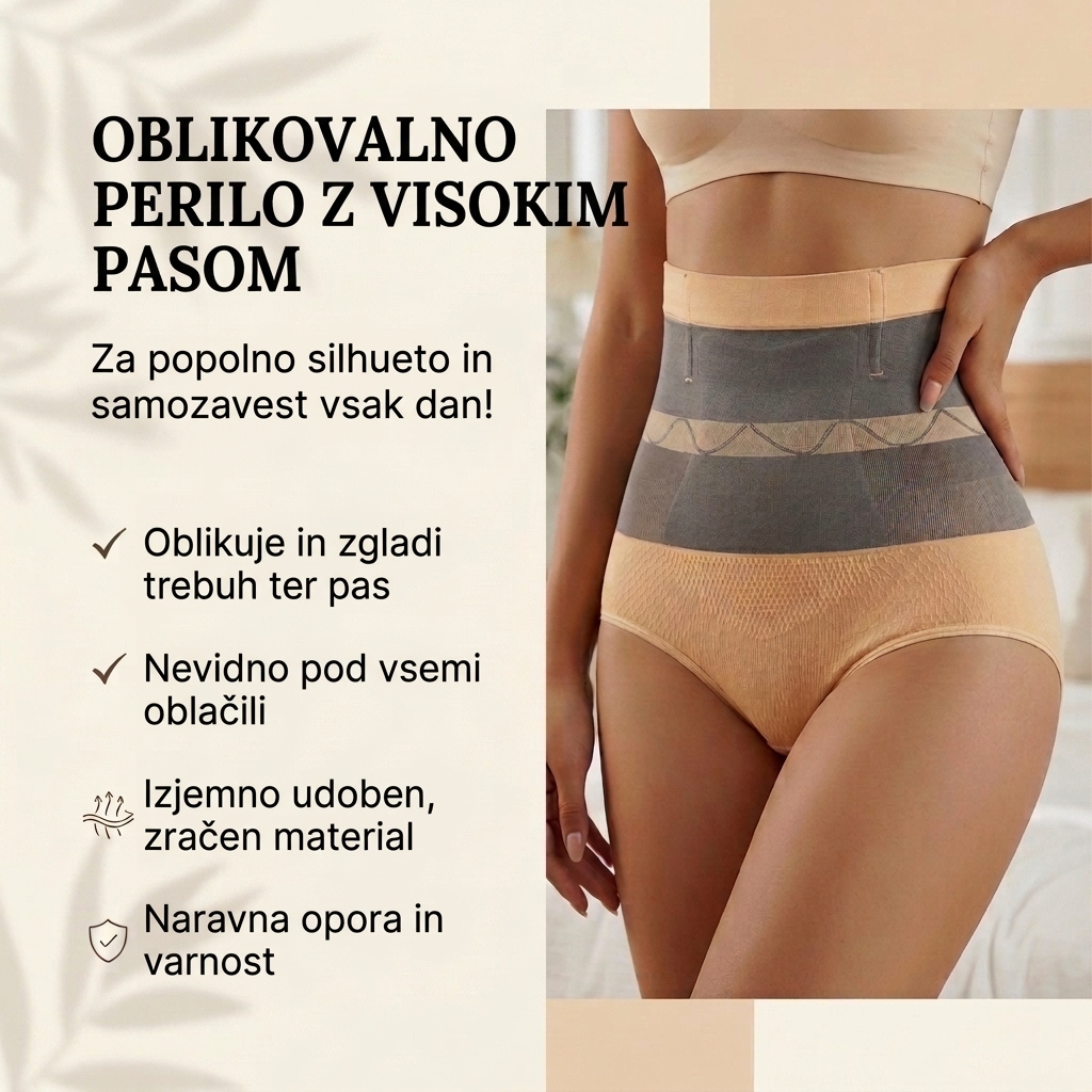 ThermoShape™ oblikovalno spodnje perilo z visokim pasom za nadzor trebuha in kurjenje maščob